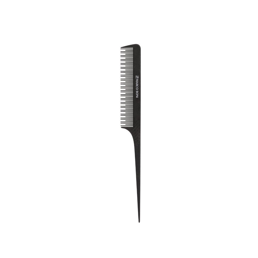 Carbon Comb with Dual-Height Teeth