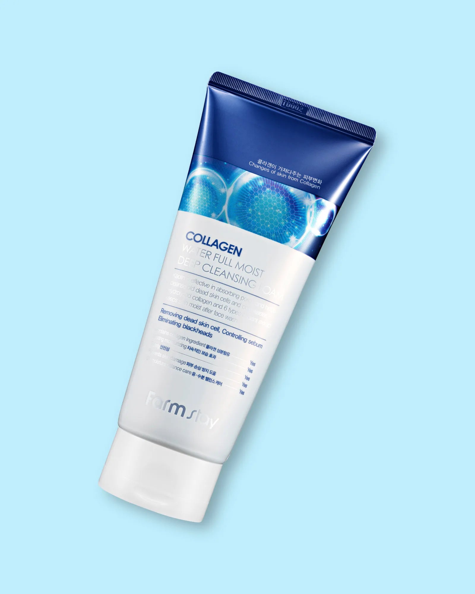 Farmstay - Collagen Water Full Moist Deep Cleansing Foam
