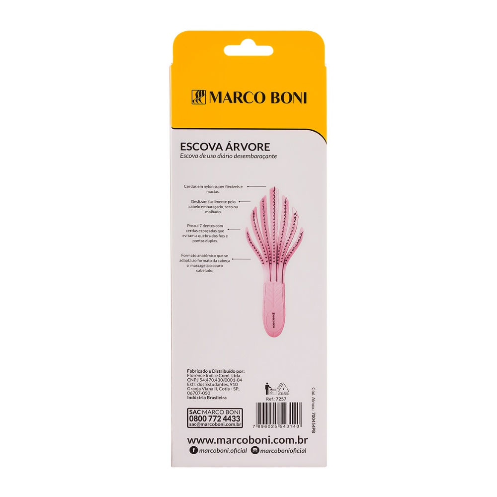 Tree Detangling Hair Brush - Assorted Colors