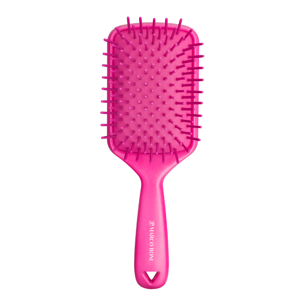 Color Cushioned Massaging Paddle Daily Use Hair Brush