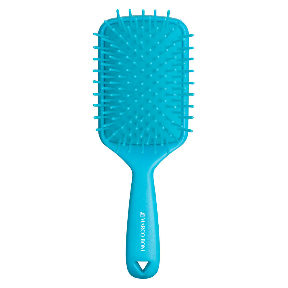 Color Cushioned Massaging Paddle Daily Use Hair Brush
