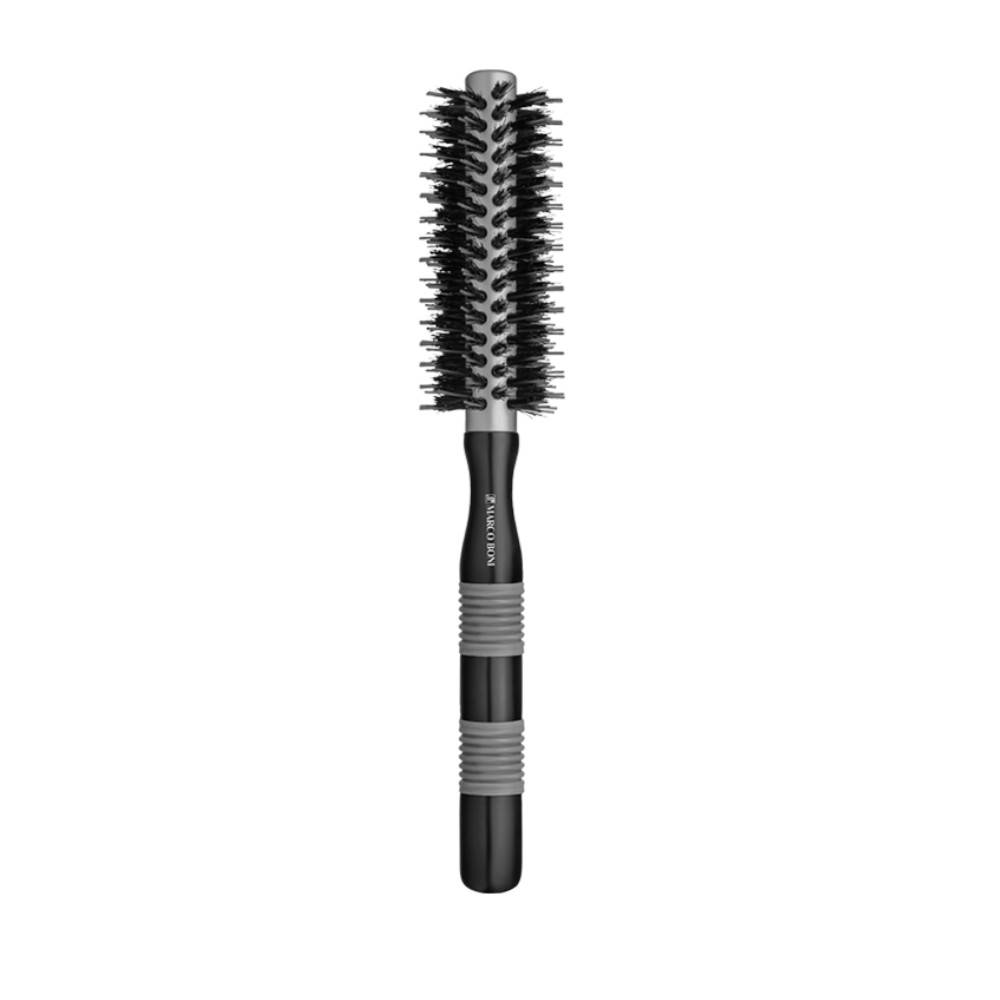 Professional Thermal Metallic Hair Brush with V-Shaped Nylon Bristles