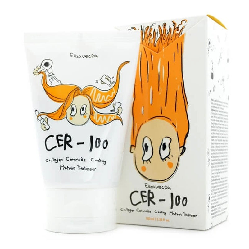 Elizavecca Milky Piggy CER-100 Collagen Ceramide Coating Protein Treatment – Trajtim për flokë të dëmtuar me kolagjen, keratinë & ceramide për butësi “silky”, anti-frizz dhe shkëlqim më të shëndetshëm