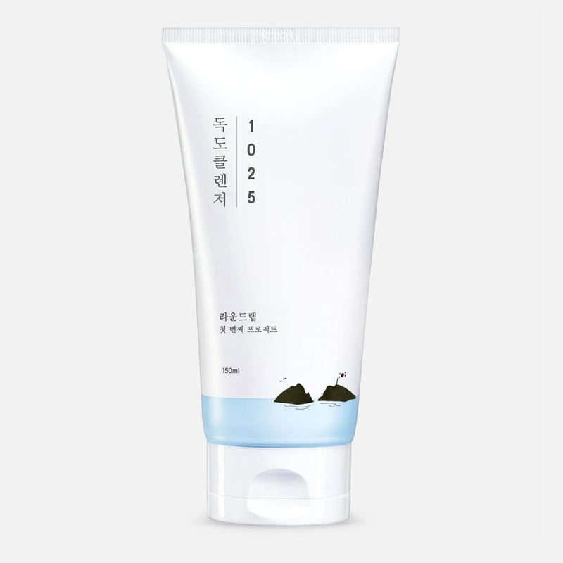 Round Lab Dokdo Cleanser 150ml – pastrues fytyre i butë me hidratim natyral nga Bassko.