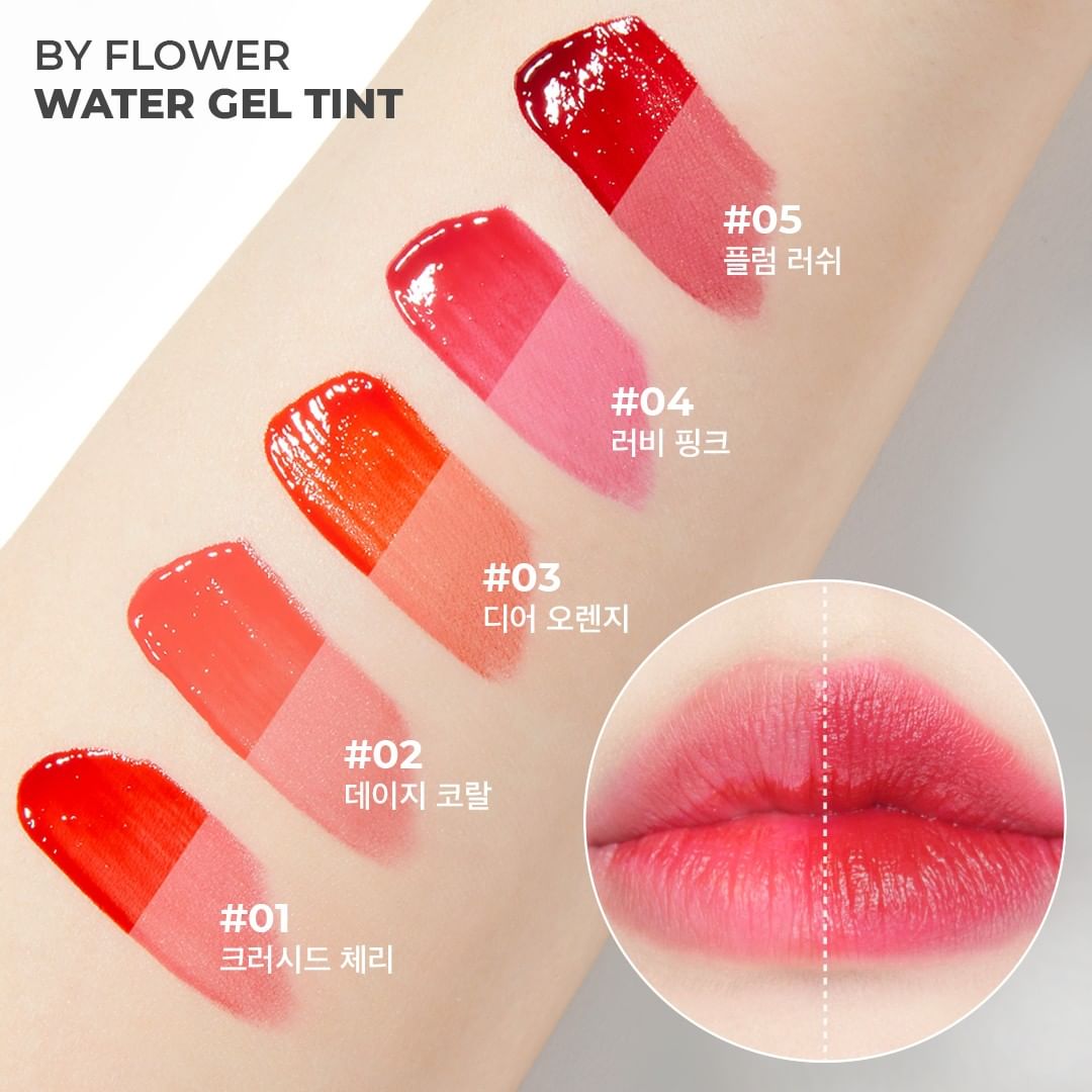 By Flower Water Gel Tint - Tint Xheli Hidratues 