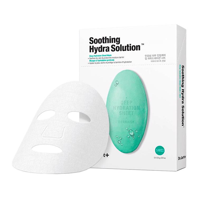 Dr.Jart+ Dermask Water Jet Soothing Hydra Solution (5 Masks) nga BASSKO për qetësim dhe hidratim të thellë të lëkurës