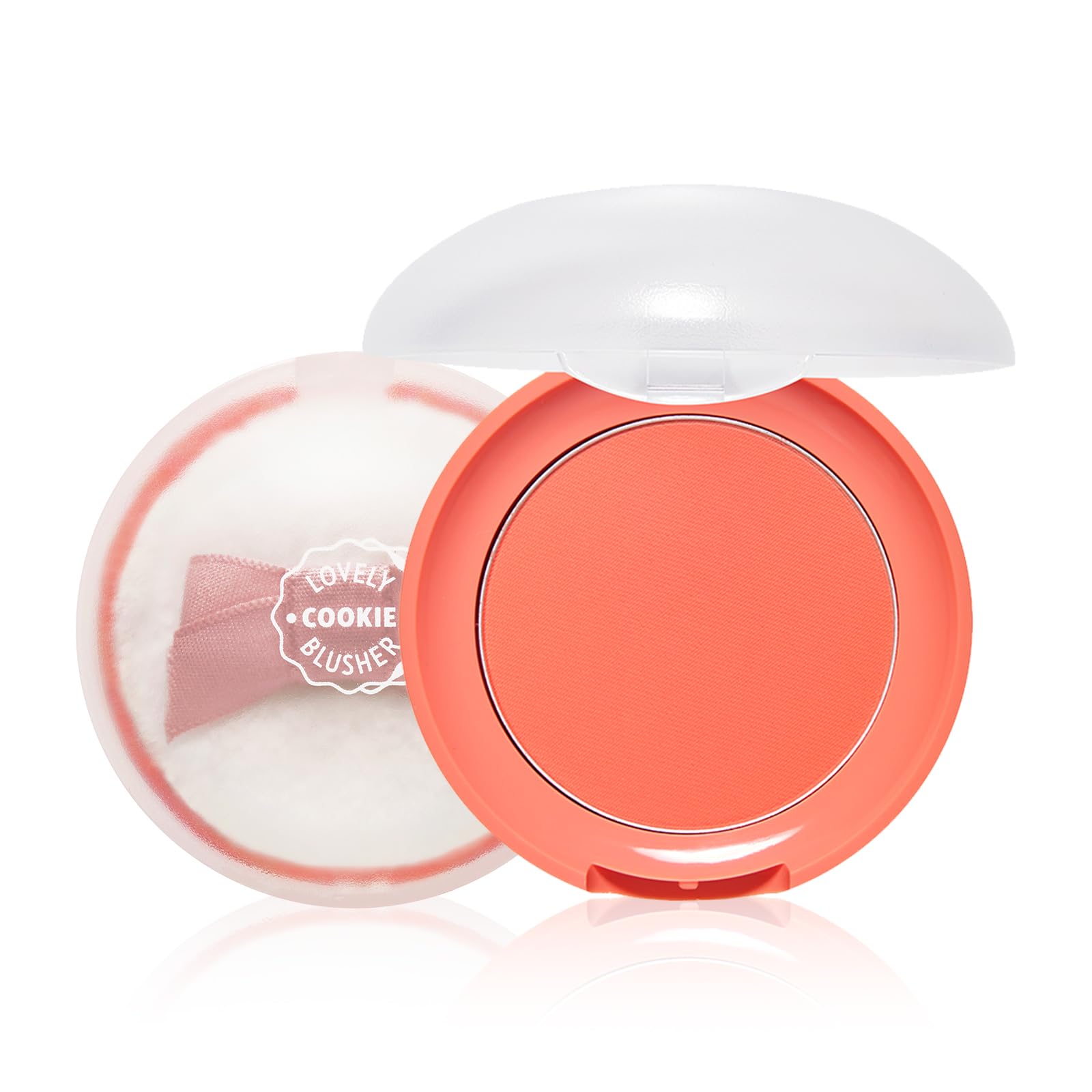 Etude Lovely Cookie Blusher RD301 R. Grapefruit nga BASSKO për faqe me ngjyrë të gjallë dhe pamje të freskët