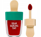 ETUDE Dear Darling Tint – Lip tint “juicy” për buzë me ngjyrë të fortë, efekt të freskët dhe stain që zgjat