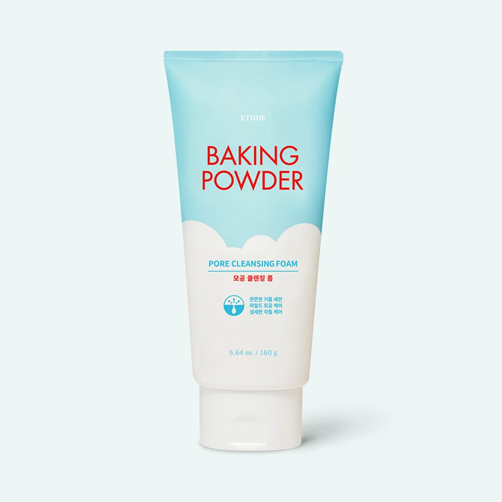ETUDE Baking Powder Pore Foam – Shkumë pastruese për pore me “baking powder” për pastrim të thellë dhe ndjesi super të pastër