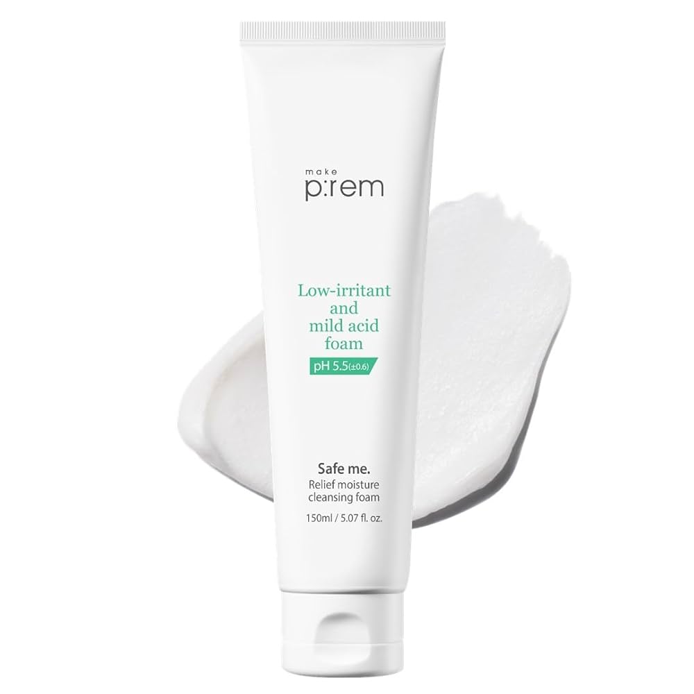 Make P:rem Safe Me Relief Moisture Cleansing Foam nga BASSKO për pastrim të butë dhe hidratim të lëkurës