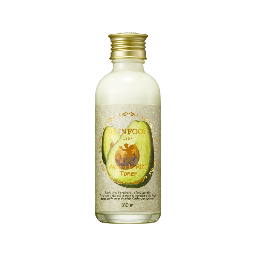 Skinfood Avocado Rich Toner – tonik ushqyes dhe hidratues me avokado për kujdes të përditshëm nga Bassko.