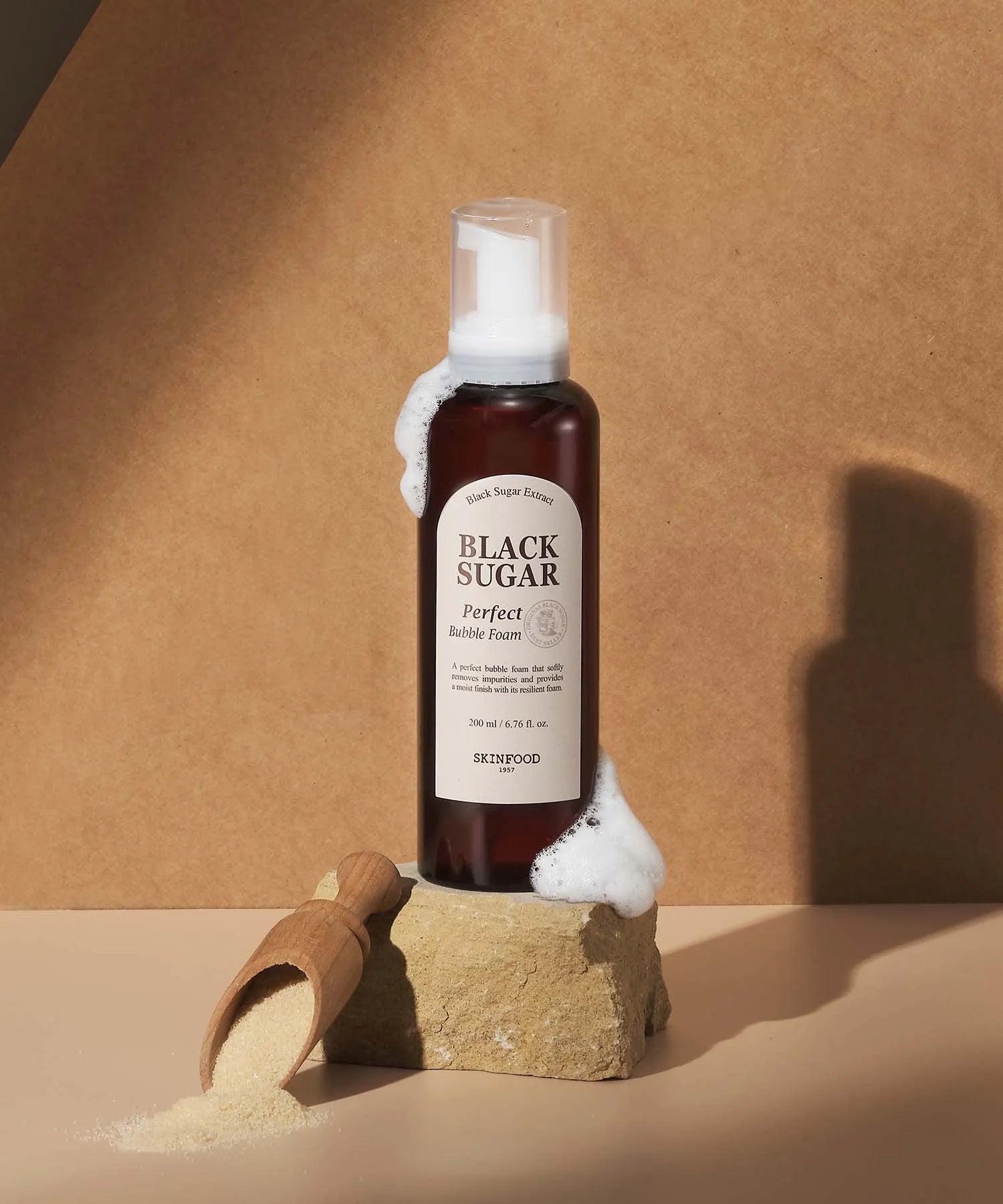 Skinfood - Black Sugar Perfect Bubble Foam (Pastrues Shkumues)