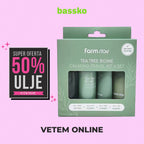 Farmstay - Tea Tree Biome Set Udhëtimi (Tonik, Emulsion, Pastrues pH i Ulët, Krem)