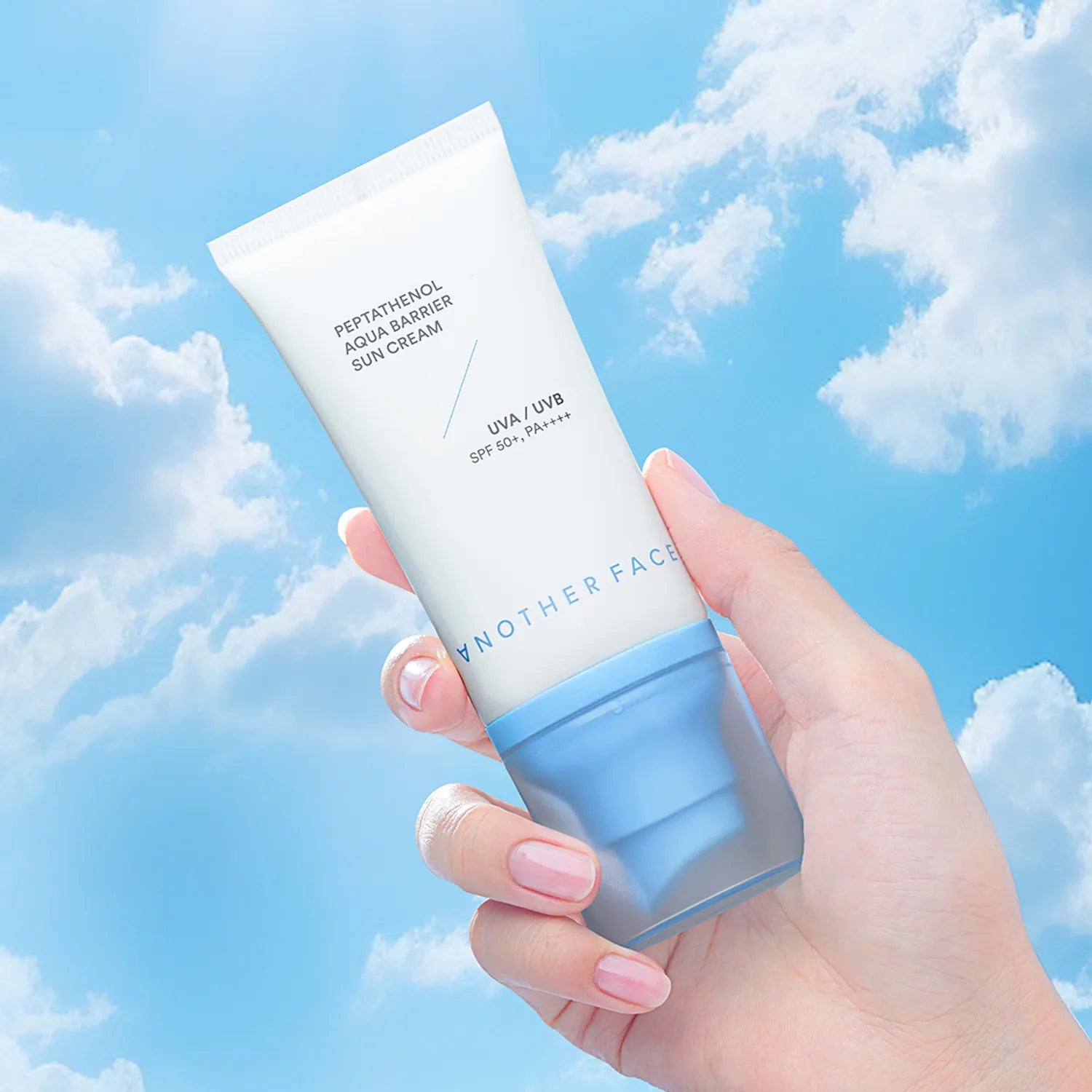 Another Face Peptathenol Aqua Barrier Sunscreen – krem dielli mbrojtës dhe hidratues për barrierë të fortë të lëkurës nga Bassko.