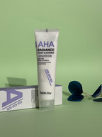 Farmstay AHA Radiance Foam Cleanser – shkumë pastruese me AHA për lëkurë të pastër dhe të ndritshme nga Bassko.
