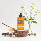 Xhel Dushi Ushqyes me Mjaltë & Vaj Macadamia për Lëkurë të Butë dhe të Hidratuar