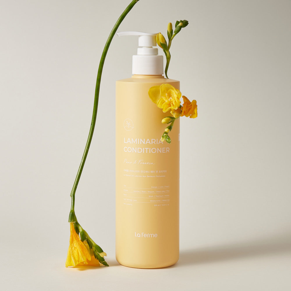 LaFerme Laminaria Conditioner 500ml (Pear & Freesia / White Musk / Pine & Eucalyptus) – kondicioner rigjenerues për flokë më të butë, më të lëmuar dhe me shkëlqim