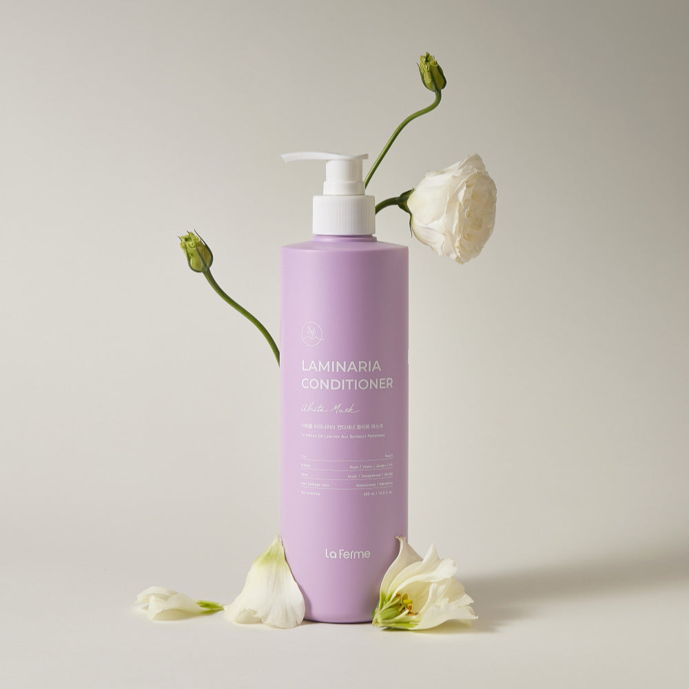 LaFerme Laminaria Conditioner 500ml (Pear & Freesia / White Musk / Pine & Eucalyptus) – kondicioner rigjenerues për flokë më të butë, më të lëmuar dhe me shkëlqim